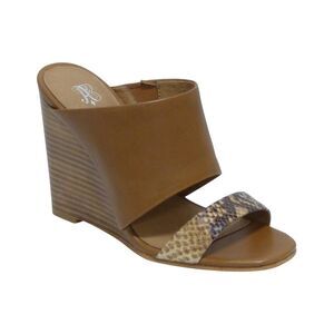 Andrew Stevens Geneva Leather Wedge Sandal
